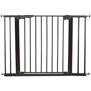 BabyDan Premier Deur/ -trapbeschermingsrooster, 99-106,3 cm, Zwart