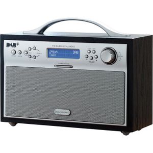 Scansonic - DA88 - Radio - Zwart - DAB, DAB+, AM en FM Ontvangst