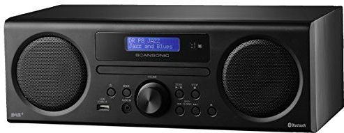 Scansonic - DA310 - Radio - Zwart - DAB+ FM Bluetooth