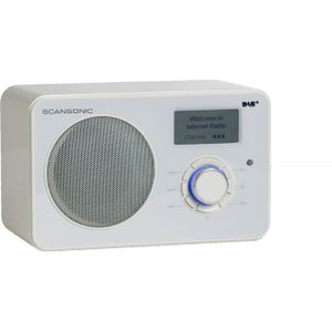 Scansonic IN220BT (Internet radio, DAB+, WiFi, Bluetooth), Radio, Wit