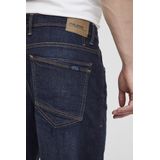 Jeans - Dark Blue - Regular Fit - Ritssluiting - Logoprint