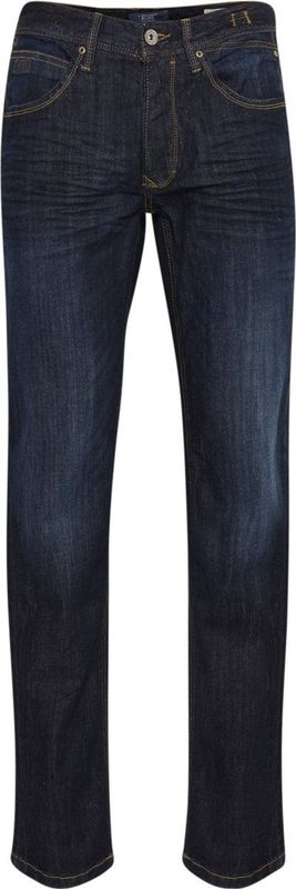 Jeans - Dark Blue - Regular Fit - Ritssluiting - Logoprint