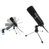 Sandberg - 126-09 - Streamer USB Bureau microfoon - Zwart
