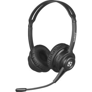 Sandberg Wireless Headset - ANC+ENC - Draadloos - Hoofdband - Zwart