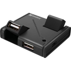 Sandberg 133-67 interface hub USB 2.0 480 Mbit/s Zwart
