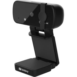 Sandberg Pro+ (8 Mpx), Webcam, Zwart