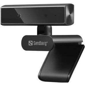 Sandberg - Face-ID Webcam Mini - Webcam - Zwart