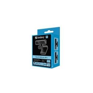 Sandberg Face-ID Webcam Mini, 2 MP, 1920 x 1080 pixels, Full HD, 30 fps, 640x480@30fps, 1280x720@30fps, 1920x1080@30fps, 85°