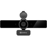 Sandberg - USB-C/A Webcam Pro Remote - Zwart - 4K (8 Mpx)
