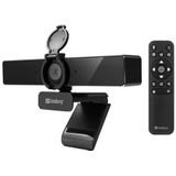 Sandberg - USB-C/A Webcam Pro Remote - Zwart - 4K (8 Mpx)
