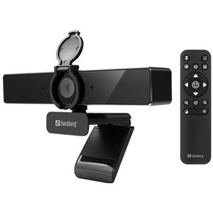 Sandberg - USB-C/A Webcam Pro Remote - Zwart - 4K (8 Mpx)