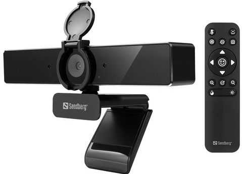 Sandberg - USB-C/A Webcam Pro Remote - Zwart - 4K (8 Mpx)