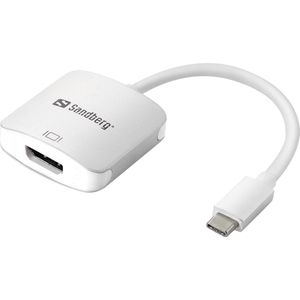 Sandberg 5705730136122 136-12 USB-C naar HDMI Link, USB-adapter zilver