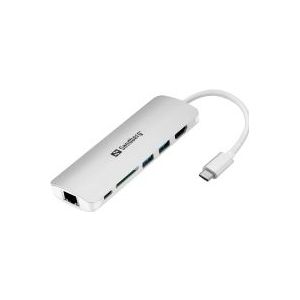 Sandberg USB-C Dock - HDMI - LAN - SD - USB - 61W