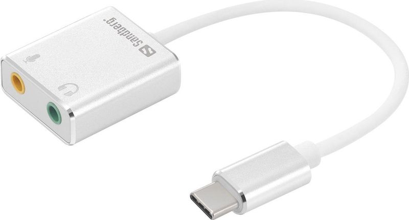 Sandberg - 136-26 - USB-C to Sound Link - Wit