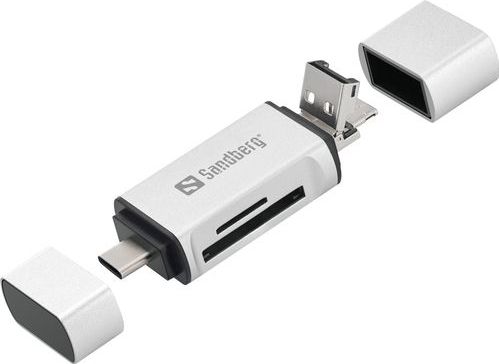 Sandberg 136-28 Card Reader USB-C USB MicroUSB
