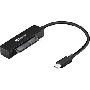 Sandberg 136-37 behuizing voor opslagstations HDD-/SSD-behuizing Zwart 2.5 inch