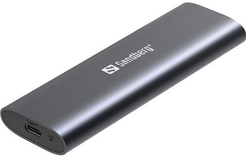 Sandberg - 136-39 - USB 3.2 Case for M.2+NVMe SSD - Zwart