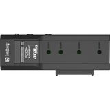 Sandberg 136-49 basisstation voor opslagstations USB 3.2 Gen 2 (3.1 Gen 2) Type-C Zwart