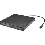 Sandberg - USB-C/A DVD Drive - Optische Drive - Zwart