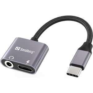 Sandberg - USB-C/A naar 7 x USB 3.0 Hub - Grijs - Docking Station