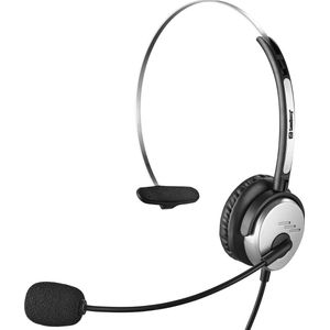 Sandberg - MiniJack Mono - Kantoorheadset - Zwart - Bedraad