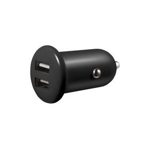 Sandberg Car Charger 2USB 1A+2.1A SAVER, Auto, Gleichstrom, 5 V, Schwarz