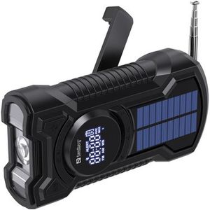 Sandberg - Survival Radio All-in-1 - Zaklamp - Radio - Powerbank 5000 mAh - Zwart
