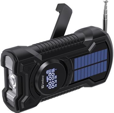 Sandberg - Survival Radio All-in-1 - Zaklamp - Radio - Powerbank 5000 mAh - Zwart