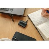 Sandberg - BT Link for 2xHeadphone - Koptelefoonadapter - Zwart - Bluetooth