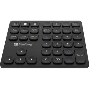 Sandberg - 630-09 - Wireless Numeric Keypad Pro - Zwart