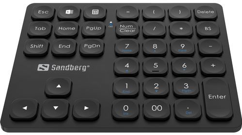 Sandberg - 630-09 - Wireless Numeric Keypad Pro - Zwart