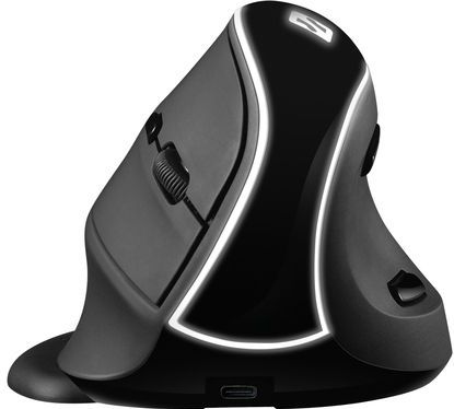 Sandberg Pro 630-13 Ergonomische muis - Verticale muis – Rechts – Draadloos – 1600 DPI