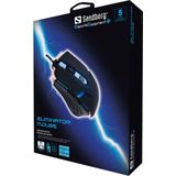 Sandberg Eliminator Mouse muis Gamen Rechtshandig USB Type-A 2400 DPI