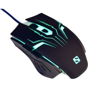 Sandberg Eliminator Mouse muis Gamen Rechtshandig USB Type-A 2400 DPI