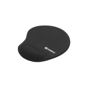 Sandberg 820-98, Schwarz, Monochromatisch, Handgelenkauflage, Anti-Rutsch-Basis