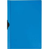 Q-CONNECT Klemmap metalenclip A4 30 vel Transparant blauw
