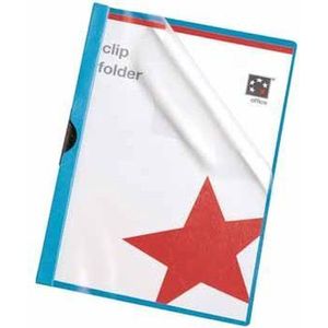 Q-Connect KF00462 Diverse mappen, A4, transparant blauw