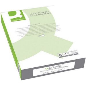 Q-CONNECT kopieerpapier - A4 - 80g - 500 vel - wit