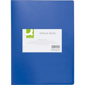 Q-CONNECT showalbum, A4, 40 tassen, blauw