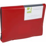 Connect Fächermappe A4 PP mit 13 Fächern rot