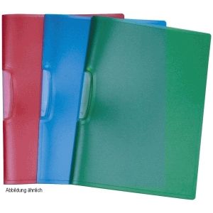 Q-CONNECT Klemmap swingclip A4 Transparant blauw