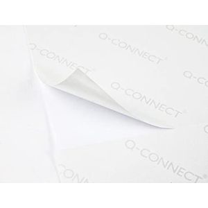 Q-Connect labels universeel wit 100 stuks (5705831153868)