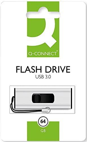 Q-Connect - USB Stick Flash Drive 3.0 - Wit - 64 GB - USB-A
