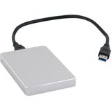 Q-CONNECT - Externe Harde Schijf - Zilver - 1 TB - USB 3.0