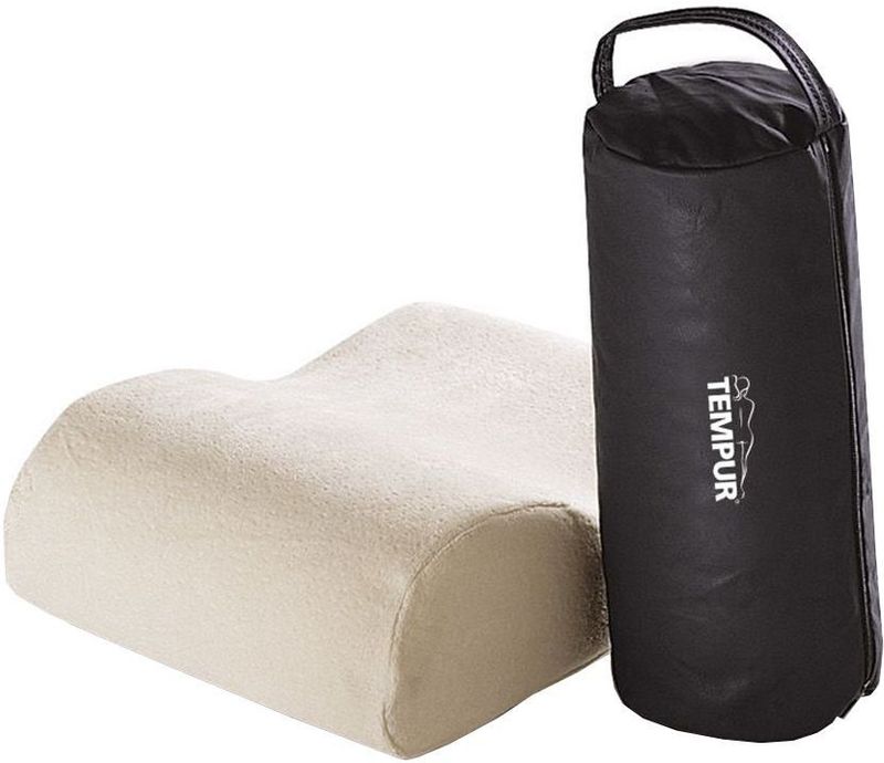 TEMPUR® Hoofdkussen - Nekkussen - Reiskussen - Ergonomisch - Klein - 31 x 25 x 10/7 cm