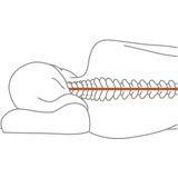 TEMPUR Original™ hoofdkussen traagschuim Stevig Small x 8/5 Zijslaper, rugslaper kussen