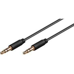 MicroConnect AUDLL5 audiokabel, zwart