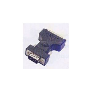 Monbg - Kabeladapter (HD15, dvi-i 24+5Pin, Schwarz, Stecker/Buchse) - Microconnect