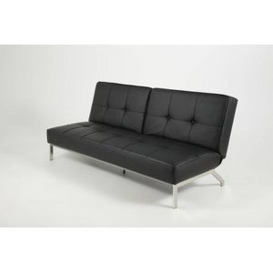 Minimalistische zwarte slaapbank van Per: comfortabel en stijlvol meubel voor elke kamer